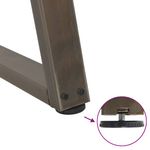 Casa si Gradina - Mobilier - Feronerie si accesorii mobila - Picioare pentru masa in forma de V 3 buc Otel natural Otel - Infinity.ro