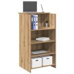 Casa si Gradina - Mobilier - Mese si birouri - Birouri - Birou de receptie Stejar Artisan 55x50x103,5 cm Lemn prelucrat - Infinity.ro