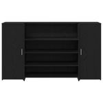 Casa si Gradina - Mobilier - Mese si birouri - Birouri - Birou de receptie Stejar negru 180x50x103,5 cm Lemn prelucrat - Infinity.ro