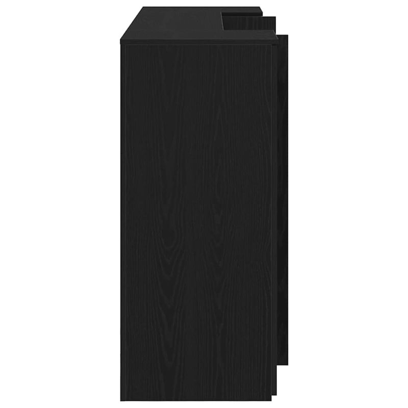 Casa si Gradina - Mobilier - Mese si birouri - Birouri - Birou de receptie Stejar negru 180x50x103,5 cm Lemn prelucrat - Infinity.ro