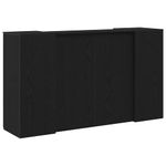 Casa si Gradina - Mobilier - Mese si birouri - Birouri - Birou de receptie Stejar negru 180x50x103,5 cm Lemn prelucrat - Infinity.ro