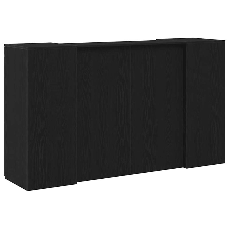 Casa si Gradina - Mobilier - Mese si birouri - Birouri - Birou de receptie Stejar negru 180x50x103,5 cm Lemn prelucrat - Infinity.ro