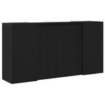 Casa si Gradina - Mobilier - Mese si birouri - Birouri - Birou de receptie Stejar negru 200x50x103,5 cm Lemn prelucrat - Infinity.ro