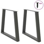 Casa si Gradina - Mobilier - Feronerie si accesorii mobila - Picioare pentru masa in forma de V 2 buc Antracit Otel - Infinity.ro