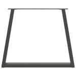 Casa si Gradina - Mobilier - Feronerie si accesorii mobila - Picioare pentru masa in forma de V 2 buc Antracit Otel - Infinity.ro