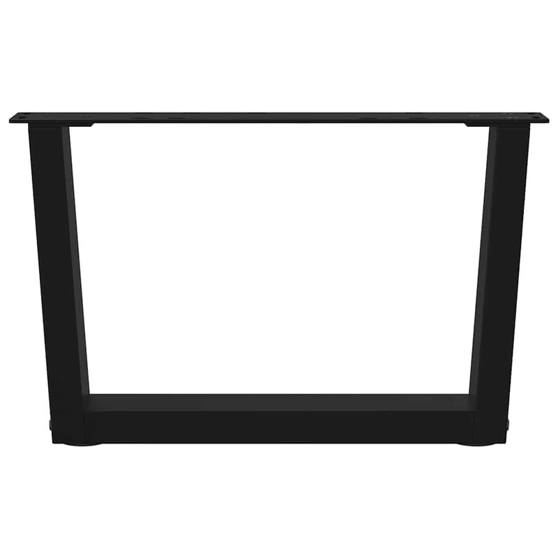 Casa si Gradina - Mobilier - Feronerie si accesorii mobila - Picioare pentru masa in forma de V 2 buc Negru Otel - Infinity.ro