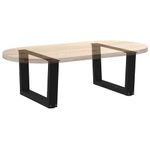 Casa si Gradina - Mobilier - Feronerie si accesorii mobila - Picioare pentru masa in forma de V 2 buc Negru Otel - Infinity.ro
