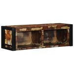 Casa si Gradina - Mobilier - Dulapuri si sifoniere - Dulapuri - Dulap TV multicolor 80x30x25 cm lemn masiv recuperat - Infinity.ro