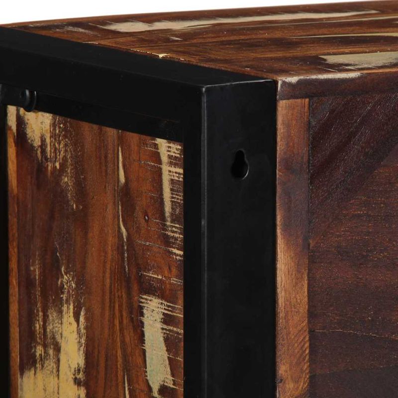 Casa si Gradina - Mobilier - Dulapuri si sifoniere - Dulapuri - Dulap TV multicolor 80x30x25 cm lemn masiv recuperat - Infinity.ro