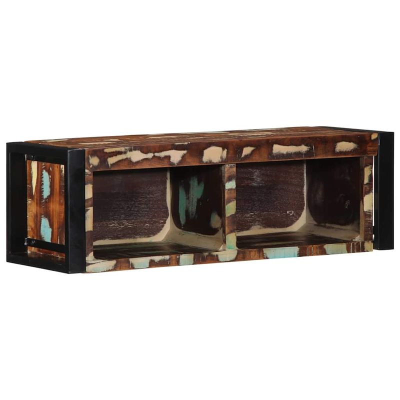 Casa si Gradina - Mobilier - Dulapuri si sifoniere - Dulapuri - Dulap TV multicolor 80x30x25 cm lemn masiv recuperat - Infinity.ro