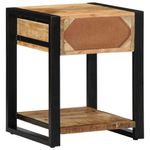 Casa si Gradina - Mobilier - Mese si birouri - Mese living - Masa laterala, 40x40x50 cm, lemn masiv de mango nefinisat - Infinity.ro