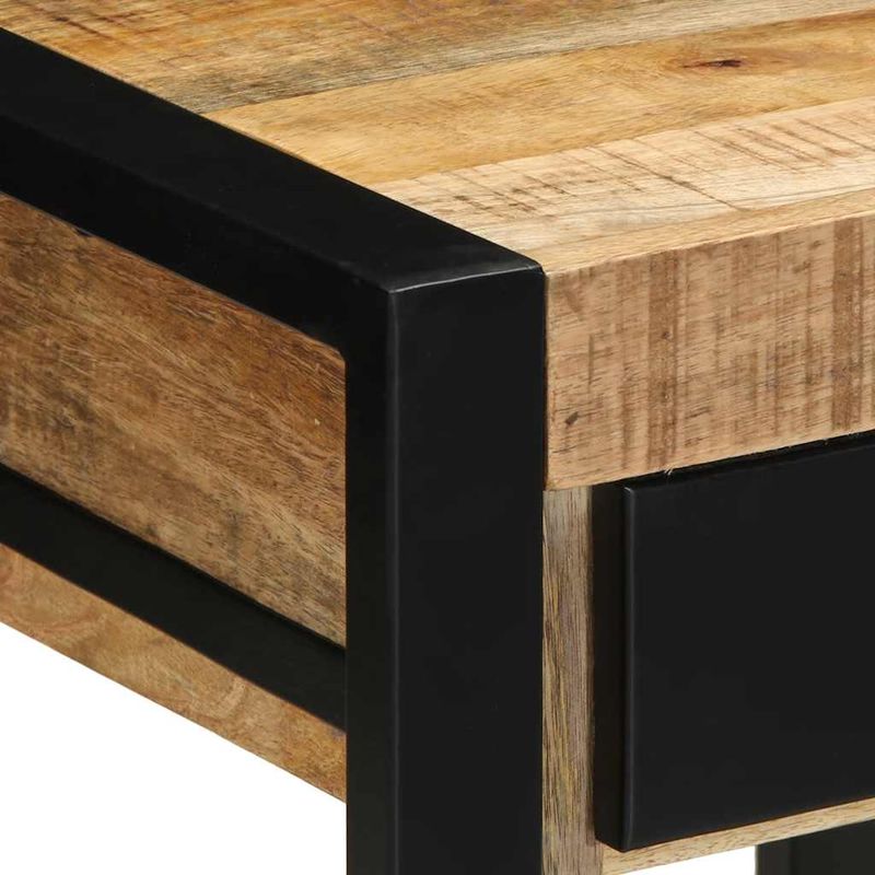 Casa si Gradina - Mobilier - Mese si birouri - Mese living - Masa laterala, 40x40x50 cm, lemn masiv de mango nefinisat - Infinity.ro