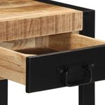 Casa si Gradina - Mobilier - Mese si birouri - Mese living - Masa laterala, 40x40x50 cm, lemn masiv de mango nefinisat - Infinity.ro