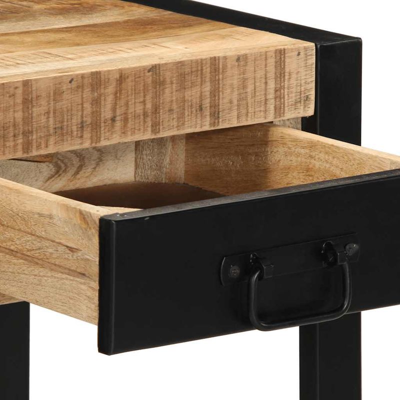 Casa si Gradina - Mobilier - Mese si birouri - Mese living - Masa laterala, 40x40x50 cm, lemn masiv de mango nefinisat - Infinity.ro