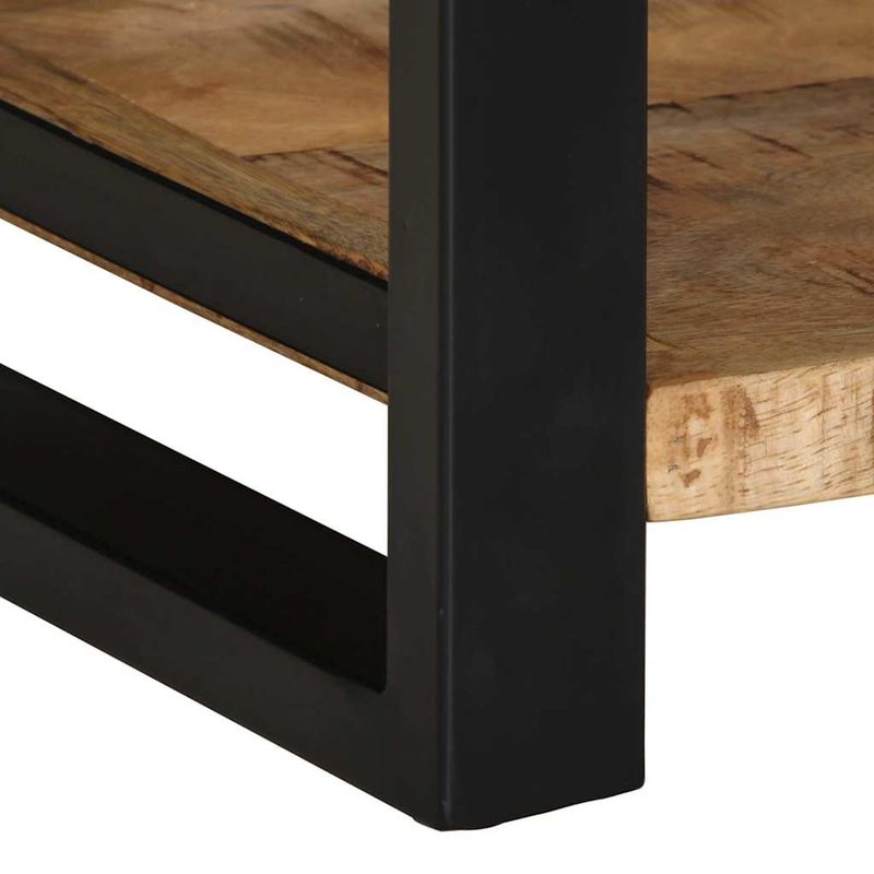 Casa si Gradina - Mobilier - Mese si birouri - Mese living - Masa laterala, 40x40x50 cm, lemn masiv de mango nefinisat - Infinity.ro