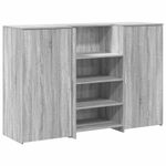 Casa si Gradina - Mobilier - Mese si birouri - Birouri - Birou de receptie Gri Sonoma 155x50x103,5 cm Lemn prelucrat - Infinity.ro