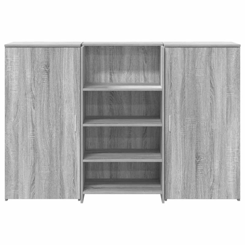 Casa si Gradina - Mobilier - Mese si birouri - Birouri - Birou de receptie Gri Sonoma 155x50x103,5 cm Lemn prelucrat - Infinity.ro