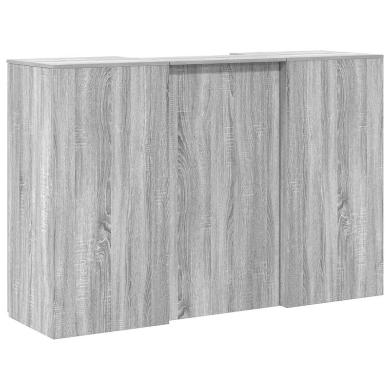 Casa si Gradina - Mobilier - Mese si birouri - Birouri - Birou de receptie Gri Sonoma 155x50x103,5 cm Lemn prelucrat - Infinity.ro
