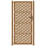 Casa si Gradina - Constructii - Usi interior, exterior si garaj - Usi garaj - Poarta de gradina Design cruce din otel rezistent la intemperii, mărime 105x130 cm - Infinity.ro