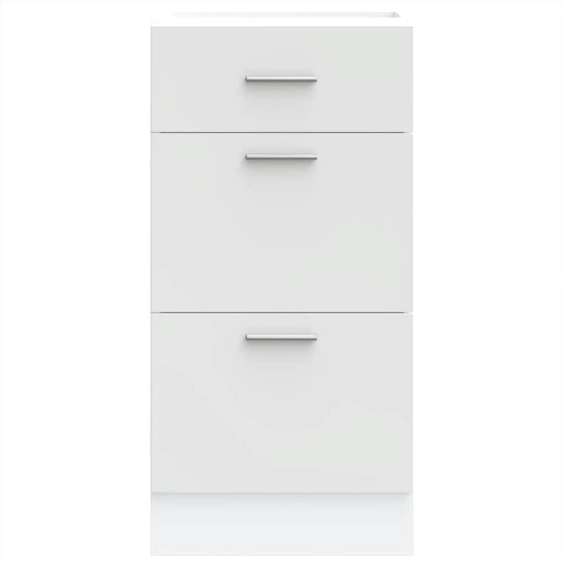 Casa si Gradina - Mobilier - Comode si corpuri - Corpuri bucatarie - Dulap inferioara alb 40x46x81,5 cm lemn prelucrat - Infinity.ro