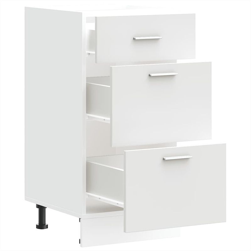 Casa si Gradina - Mobilier - Comode si corpuri - Corpuri bucatarie - Dulap inferioara alb 40x46x81,5 cm lemn prelucrat - Infinity.ro