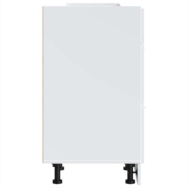 Casa si Gradina - Mobilier - Comode si corpuri - Corpuri bucatarie - Dulap inferioara alb 40x46x81,5 cm lemn prelucrat - Infinity.ro