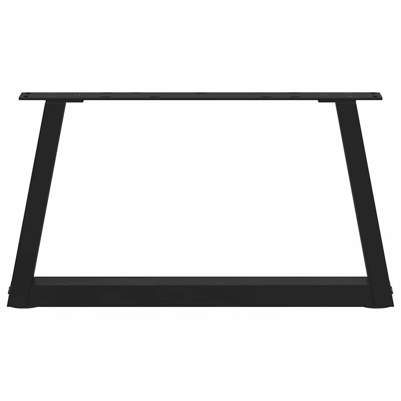 Casa si Gradina - Mobilier - Feronerie si accesorii mobila - Picioare pentru masa in forma de V 2 buc Negru Otel - Infinity.ro