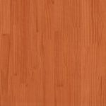 Casa si Gradina - Mobilier - Paturi si accesorii - Paturi - Pat cu biblioteca fara saltea, maro, 100x200 cm, lemn masiv pin - Infinity.ro