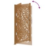 Casa si Gradina - Constructii - Usi interior, exterior si garaj - Usi garaj - Poarta de gradina Design ondulat otel rezistent la intemperii, mărime 105x205 cm - Infinity.ro