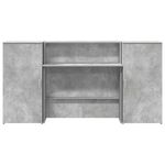 Casa si Gradina - Mobilier - Mese si birouri - Birouri - Birou de receptie Gri beton 200x50x103,5 cm Lemn prelucrat - Infinity.ro