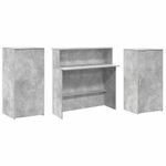 Casa si Gradina - Mobilier - Mese si birouri - Birouri - Birou de receptie Gri beton 200x50x103,5 cm Lemn prelucrat - Infinity.ro