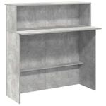 Casa si Gradina - Mobilier - Mese si birouri - Birouri - Birou de receptie Gri beton 200x50x103,5 cm Lemn prelucrat - Infinity.ro