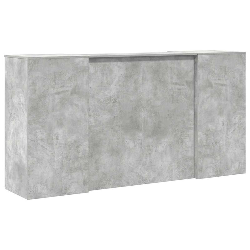 Casa si Gradina - Mobilier - Mese si birouri - Birouri - Birou de receptie Gri beton 200x50x103,5 cm Lemn prelucrat - Infinity.ro