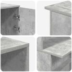 Casa si Gradina - Mobilier - Mese si birouri - Birouri - Birou de receptie Gri beton 200x50x103,5 cm Lemn prelucrat - Infinity.ro