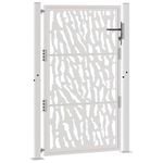 Casa si Gradina - Constructii - Usi interior, exterior si garaj - Usi garaj - Poarta de gradina Design cu urme otel rezistent la intemperii, mărime 105x155 cm - Infinity.ro