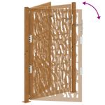 Casa si Gradina - Constructii - Usi interior, exterior si garaj - Usi garaj - Poarta de gradina Design cu urme otel rezistent la intemperii, mărime 105x155 cm - Infinity.ro