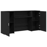 Casa si Gradina - Mobilier - Mese si birouri - Birouri - Birou de receptie Stejar negru 200x50x103,5 cm Lemn prelucrat - Infinity.ro