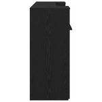 Casa si Gradina - Mobilier - Mese si birouri - Birouri - Birou de receptie Stejar negru 200x50x103,5 cm Lemn prelucrat - Infinity.ro