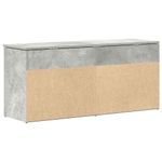 Casa si Gradina - Mobilier - Organizare si depozitare - Organizator incaltaminte - Bancheta pantofar, gri beton, 102x30,5x45 cm, lemn prelucrat - Infinity.ro