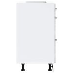 Casa si Gradina - Mobilier - Comode si corpuri - Corpuri bucatarie - Dulap de baza de bucatarie „Kalmar” Lemn prelucrat Sonoma gri, model 1x dulap inferior (3 sertare), mărime 60x46x81.5 cm - Infinity.ro