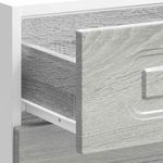 Casa si Gradina - Mobilier - Comode si corpuri - Corpuri bucatarie - Dulap de baza de bucatarie „Kalmar” Lemn prelucrat Sonoma gri, model 1x dulap inferior (3 sertare), mărime 60x46x81.5 cm - Infinity.ro
