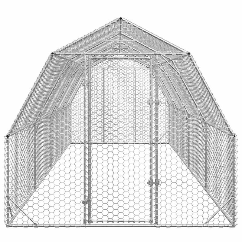 Petshop - Accesorii petshop - Culcusuri si custi - Tarcuri si colivii - Pui de gaina 2,5x8x2,25 m Otel galvanizat - Infinity.ro