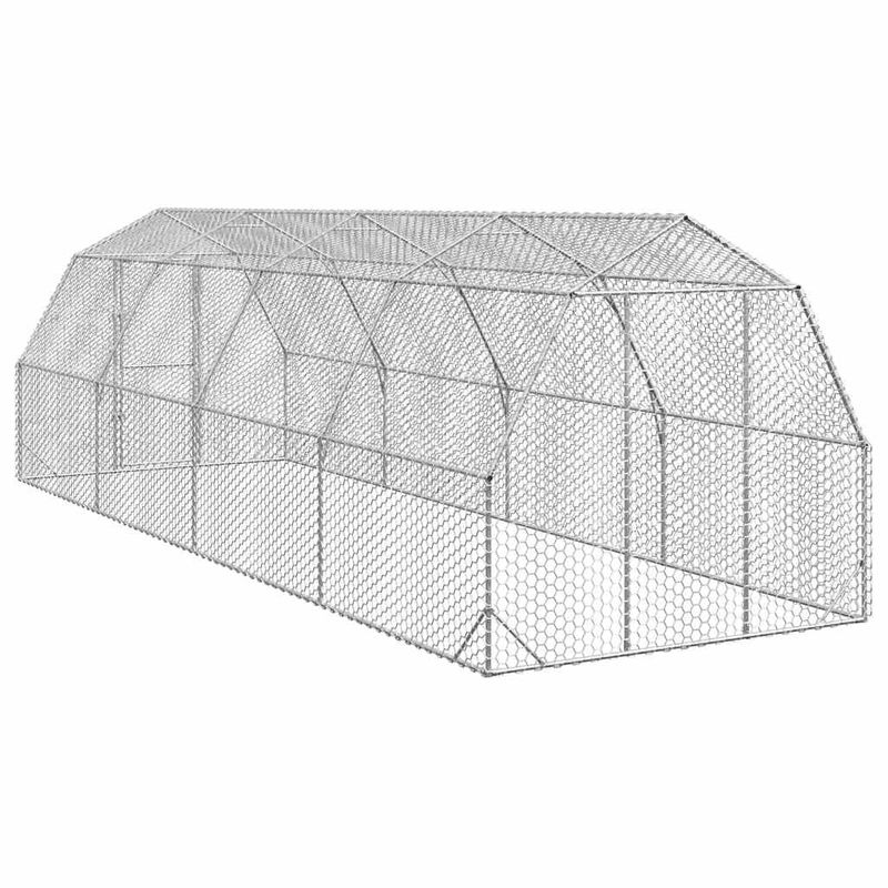 Petshop - Accesorii petshop - Culcusuri si custi - Tarcuri si colivii - Pui de gaina 2,5x8x2,25 m Otel galvanizat - Infinity.ro