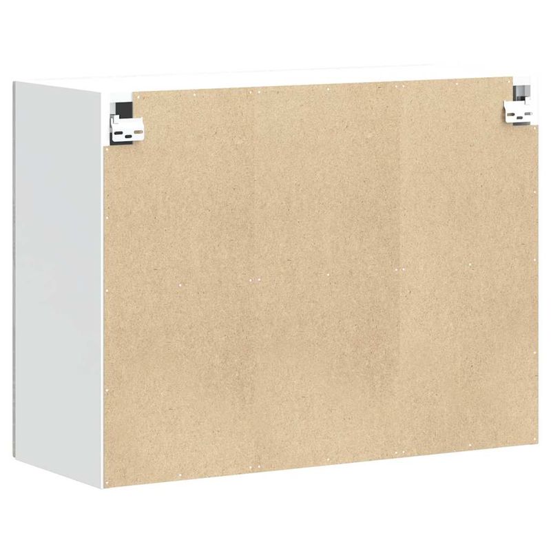 Casa si Gradina - Mobilier - Comode si corpuri - Corpuri bucatarie - Dulap de bucatarie "Porto" din lemn prelucrat Sonoma gri, model 1x dulap de perete (2 uși), mărime 80x31x60 cm - Infinity.ro