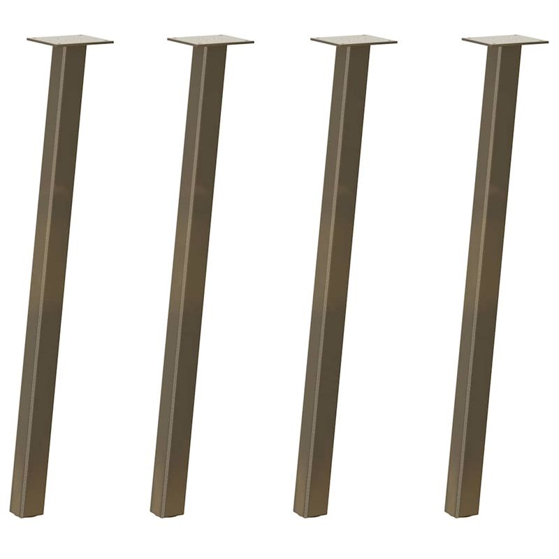 Casa si Gradina - Mobilier - Feronerie si accesorii mobila - Picioare masuta de cafea 4 buc Otel natural 72 cm Otel, mărime 72 cm (40 mm) - Infinity.ro