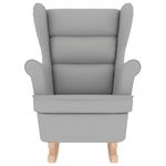 Casa si Gradina - Mobilier - Scaune si fotolii - Fotolii - Fotoliu balansoar, gri nor, 74x90x102 cm, material textil - Infinity.ro