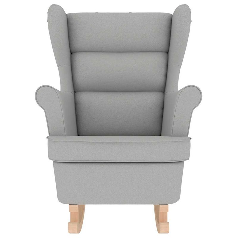 Casa si Gradina - Mobilier - Scaune si fotolii - Fotolii - Fotoliu balansoar, gri nor, 74x90x102 cm, material textil - Infinity.ro