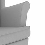 Casa si Gradina - Mobilier - Scaune si fotolii - Fotolii - Fotoliu balansoar, gri nor, 74x90x102 cm, material textil - Infinity.ro