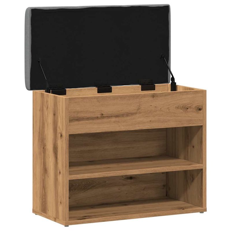 Casa si Gradina - Mobilier - Canapele si coltare - Banchete - Bancheta pantofar stejar artizanal 62x32x50 cm lemn prelucrat - Infinity.ro