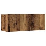 Casa si Gradina - Mobilier - Seturi de mobilier - Seturi living - Set dulap TV 7 piese montat pe perete lemn vechi lemn prelucrat - Infinity.ro